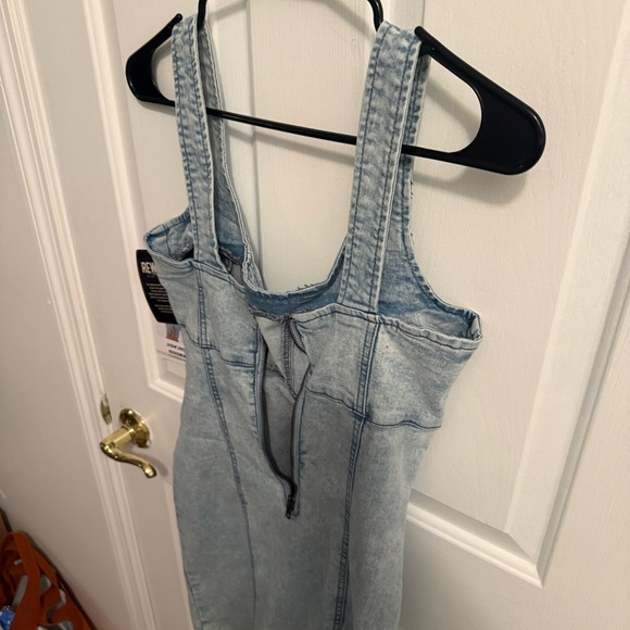 Rewash Light Blue Denim Dress - Picture 9 of 12